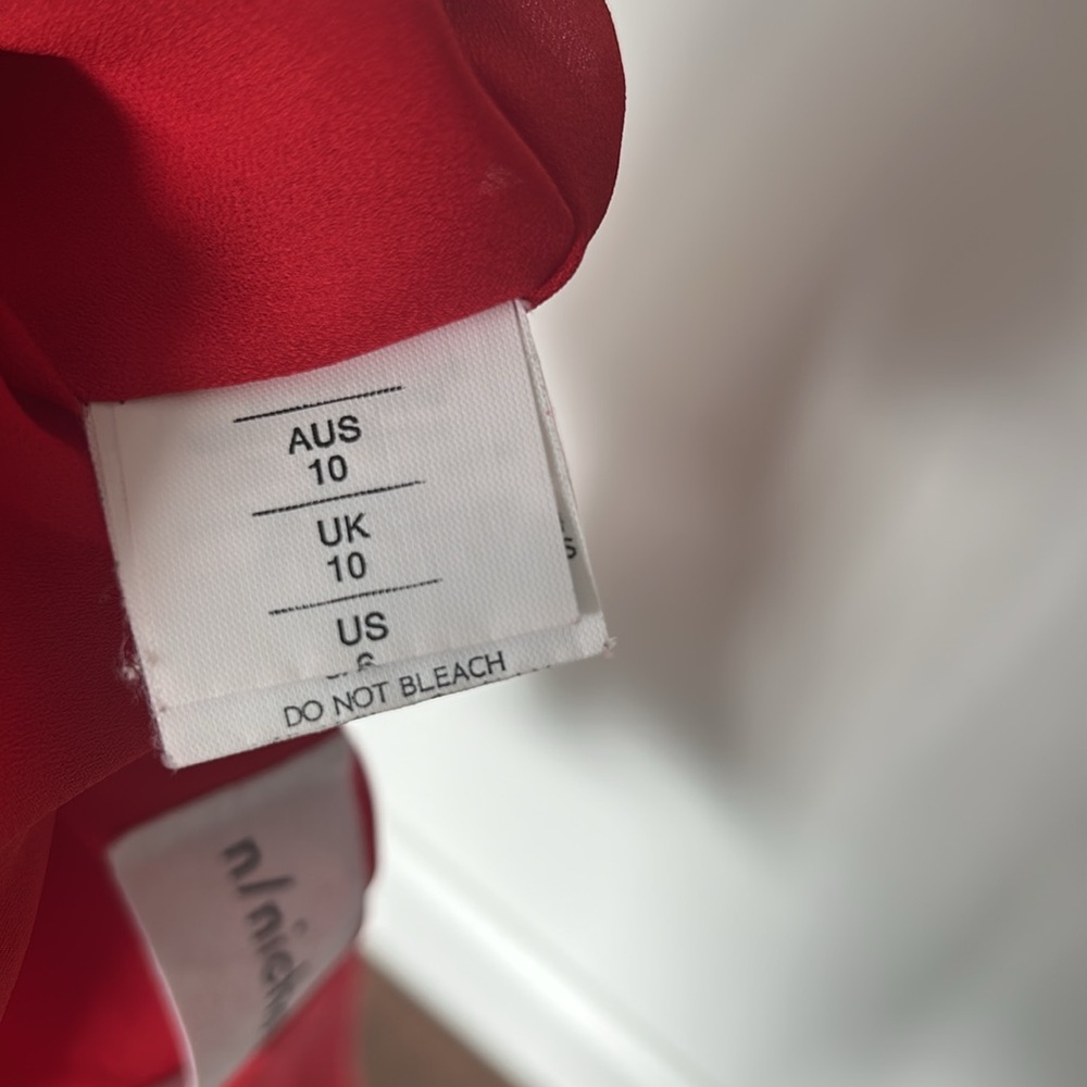 NICHOLAS Red dress with spaghetti straps - Picture 7 of 7